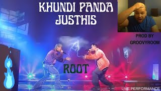 INSANE!! SMTM9 - Khundi Panda - Root Live Performance (Feat JUSTHIS) Prod.Groovyroom REACTION!