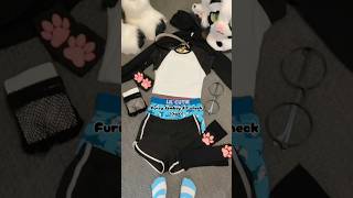 Furry Femboy Fit Check~ 🖤 #furry #femboy #furries #furryfandom #roseboy #furryfemboy #Cute #Fursuit