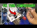 How to fix a Broken Air compressor for CHEAP! - 700$ compressor for 60$!