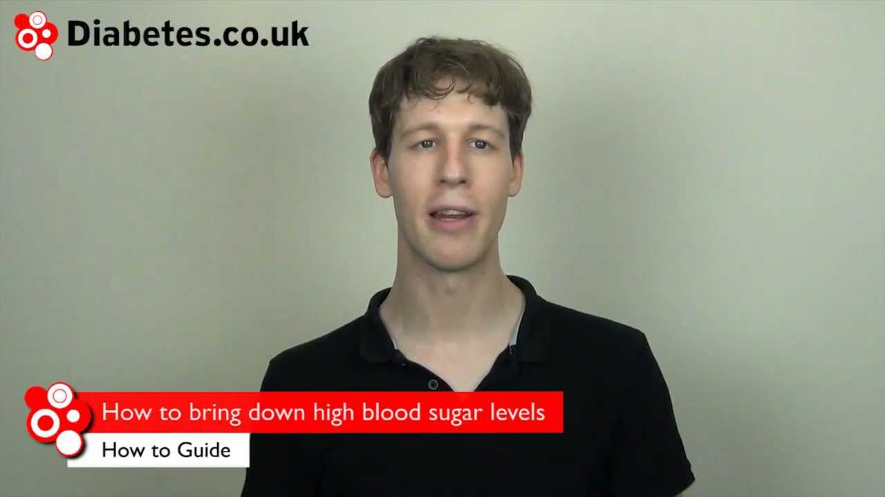How To Bring Down High Blood Sugar Levels hyperglycemia YouTube