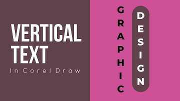 How to Create vertical text In Corel Draw | Corel Draw Tutorial In hindi | Mrunal Designs