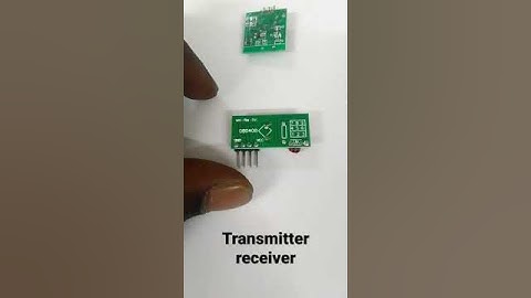 Transmitter receiver | Arduino based projects | Transmitter receiver