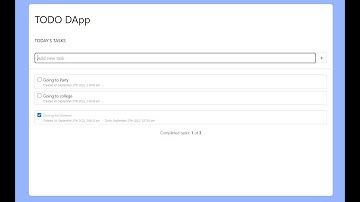 TODO Dapp 3.0 with Solidity | Next JS | Truffle | Tailwind CSS | SASS