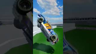 HARD IN THE WALL #automobile #nascar #racing #crash #motorsport #thebiffler