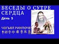 Чогьял Ринпоче - утренняя беседа о Сутре Сердца(10.02.2024) день 5