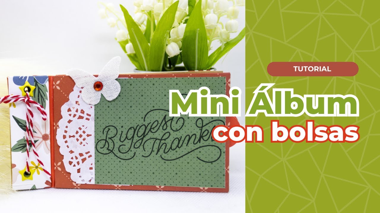📒 TUTORIAL: Cómo HACER un MINI ÁLBUM con BOLSAS DE PAPEL | Aprovecha los retazos de papel