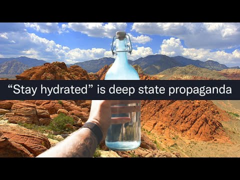 'Stay hydrated' is