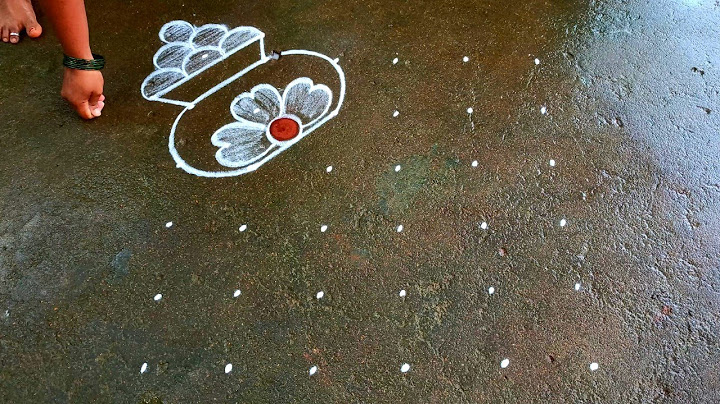 Thai 1 pongal paanai kolam|sankranti chukala muggulu|6:6  pot rangoli2022, bhogi Beautiful rangoli