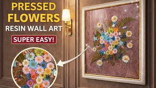 How To Preserve Pressed flowers In Resin| Step By Step Easy Tutorial| Bubble Free Shiny Results