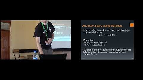 Tom Dietterich (Oregon State University): Anomaly detection, density estimation tutorial