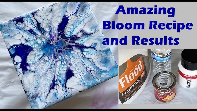 Fluid Art Blooms: Australian Floetrol vs. US Floetrol vs. Amsterdam Paint  vs. Wood Conditioner - Yo…