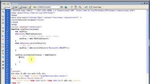 PHP Nâng cao #21 Ajax và Mysql Database trong PHP trong PHP