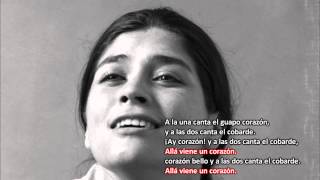 Video thumbnail of "Soledad Bravo ► Allá viene un corazón"