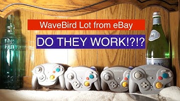 Nintendo Gamecube WaveBird Wireless controller Lot From eBay DO THEY WORK?