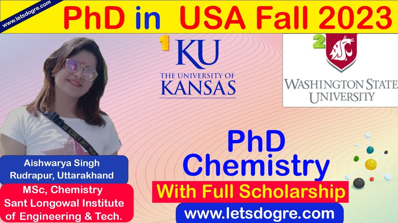 phd in chemistry in usa