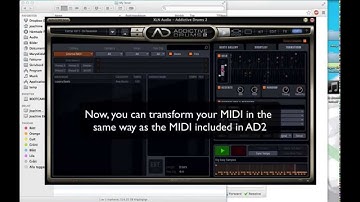 How to add external MIDI in Addictive Drums 2
