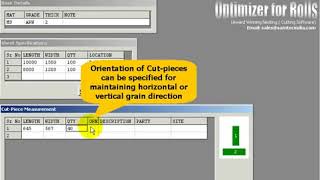 Optimizer For Rolls (Nesting Software for Rolls / Coils) screenshot 2