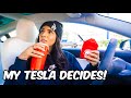 Letting our tesla decide what we eat for 24 hours