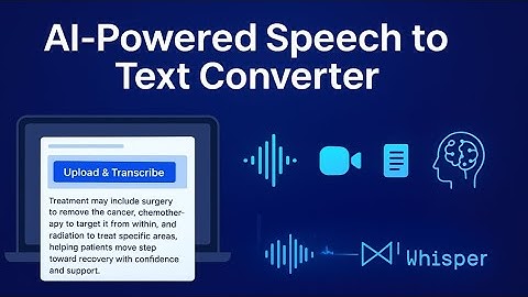 How to Convert Any Video/Audio File into Text | Node.js + React + Whisper | Whisper AI Project  