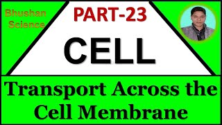 Transport across the cell membrane overview in Hindi | Bhushan Science