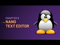 Edit files using nano text editor  mastering linux