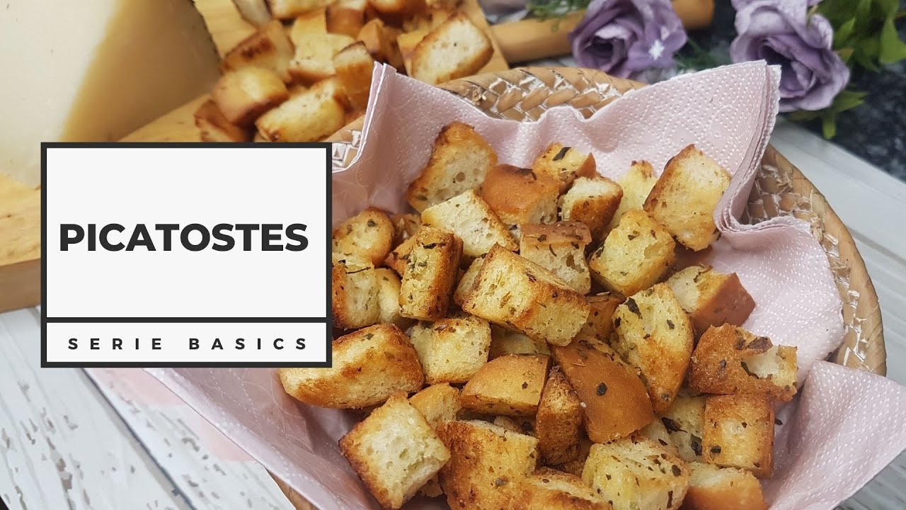 PICATOSTES O COSTRONES, RECETA MUY FÁCIL!!