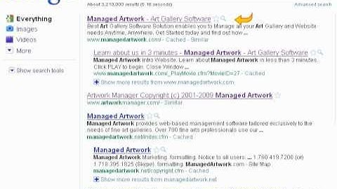 Art Gallery Software SEO