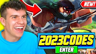 *NEW* ALL WORKING CODES FOR UNTITLED ATTACK ON TITAN IN 2023! ROBLOX UNTITLED ATTACK ON TITAN CODES