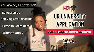 UK UNIVERSITY APPLICATION INTERNATIONAL STUDENT 🇬🇧 👩🏽‍🎓 | Apply after deadline, Scholarships, PS... by Dudu Kineiloe 3,510 views 1 year ago 34 minutes