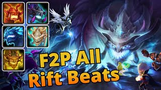 Rift Beasts Dungeon แชร์ทีมฟาร์มบอสทั้ง 5 ธาตุด้วยทีมแบบ F2P 100% | Summoners War