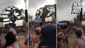 Stage collapse kills DJ mid-performance | New York Post