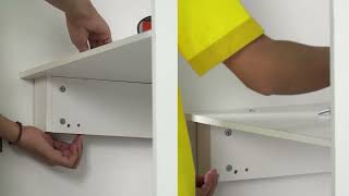 TUTORIAL Rakit Laci WSD Palazio | Lemari Pakaian Sliding Door