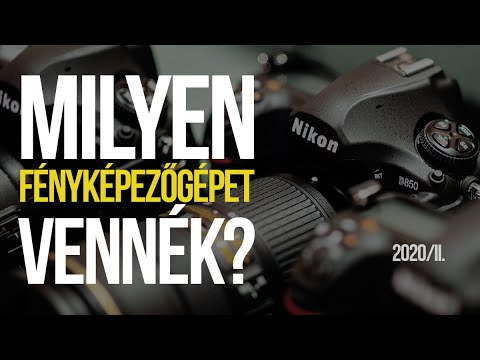 Videó: DSLR Fényképezőgép Kiválasztása