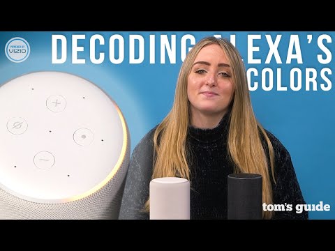 What does it mean when Alexa glows white?