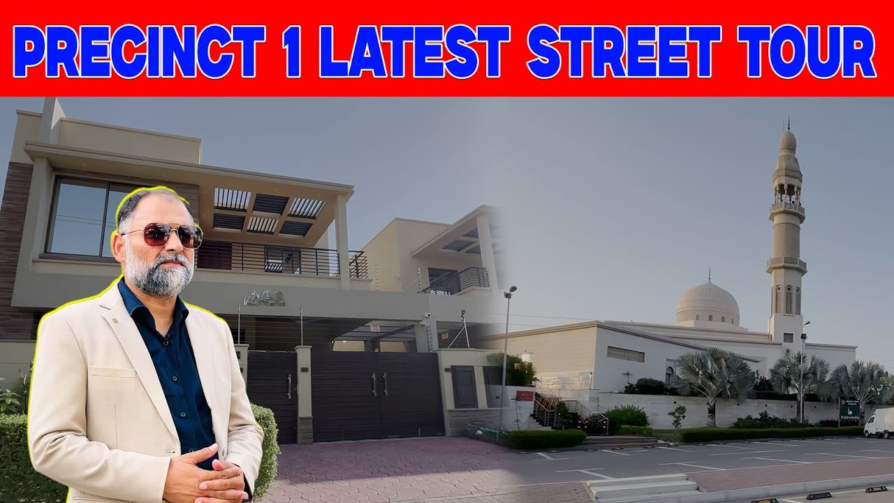 Последний тур по улиц Участка 1 | Виллы и участки площадью 272 кв. ярда в Бахрия-Таун, Карачи 