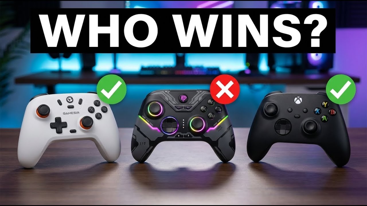 TOP 5 BEST BUDGET PC CONTROLLERS 2026 | Affordable PC GAMEPADS on ...