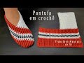 Pantufa em crochê