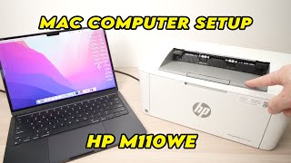 How to Setup HP LaserJet M110we With Mac Computer