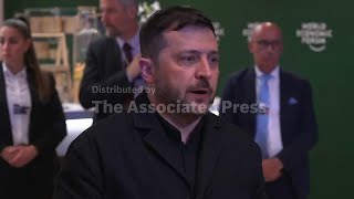 Ukraine's  Zelenskyy comments to journalists after talks with Trump