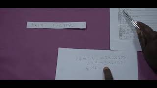 03 of 08: Factors: Using Table C to find Prime Factors - Montessori Elementary Math