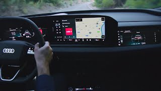 NEW AUDI Q6 e-tron 2024 - DRIVING, SOUND & details