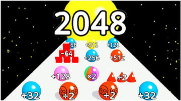 Multiballs Run 2048+  (Gameplay Walkthrough) Max Levels 41-60
