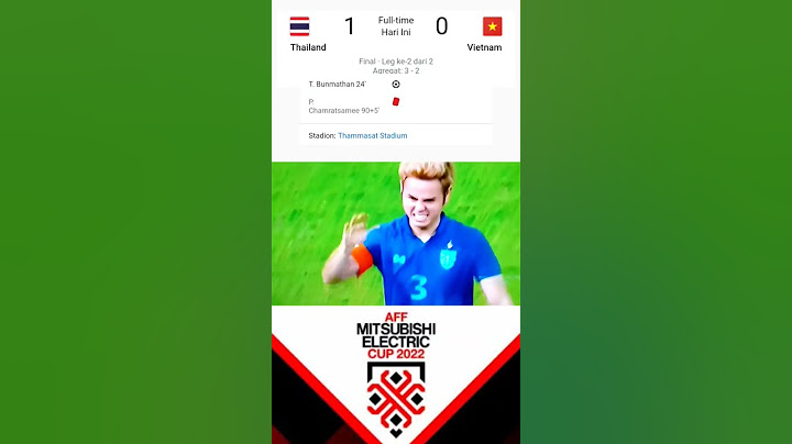 Thailand Vs Vietnam | Final leg 2 AFF Mitsubishi Electric Cup 2022 #shorts