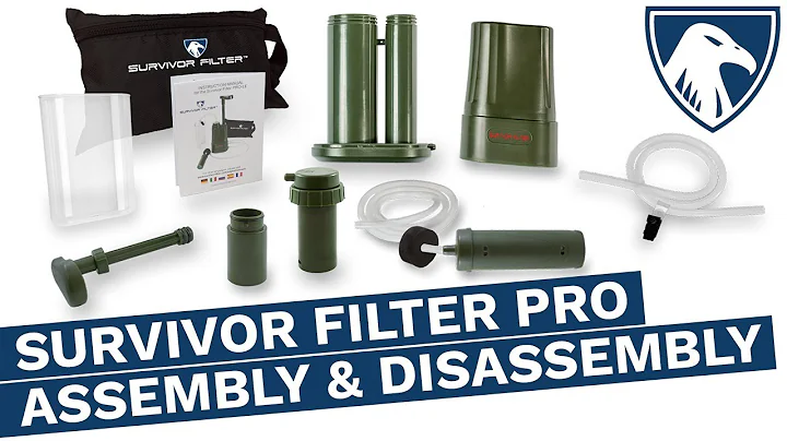 SURVIVOR FILTER PRO™ Portable Water Filter Pump  |  Assembling and Disassembling