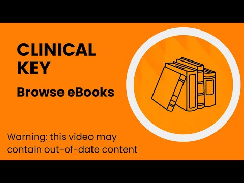 Clinical Key - Browse eBooks