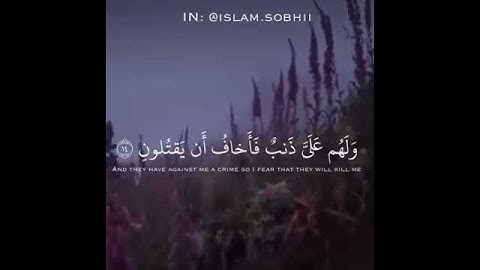 وَإِذْ نَادَىٰ رَبُّكَ مُوسَىٰ أَنِ ائْتِ الْقَوْمَ الظَّالِمِينَ  ❤ القارئ  #اسلام صبحي