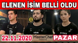 Masterchef Kim Elendi Masterchef 22 Kasım Pazar Elenen İsim Kim Oldu