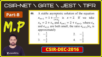 DEC 2016 CSIR-NET | Part-B | Q.NO 46 | Mathematical Physics | POTENTIAL G