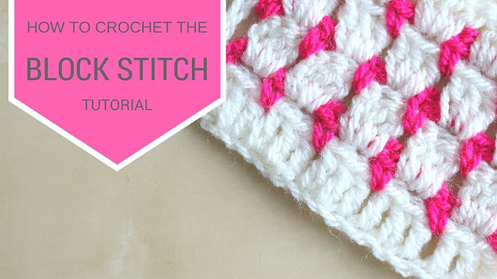 CROCHET: How to crochet the block stitch | Bella Coco
