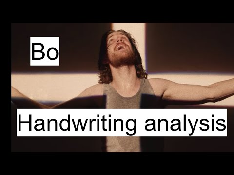 Bo Burnham Handwriting Analysis (and graphology tangents no one asked for)